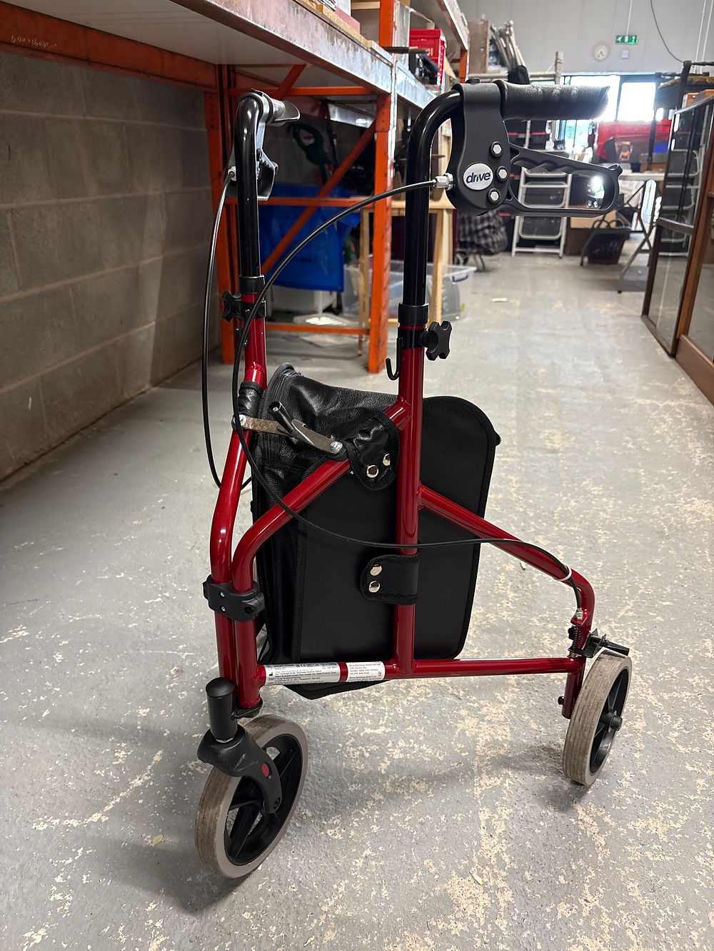 Lot 151: Three Wheeled Braked Walker