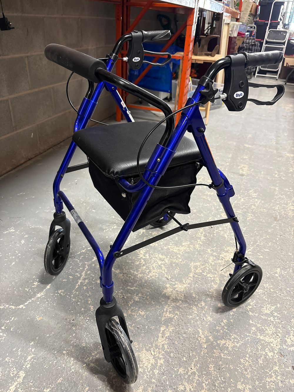 Lot 152: Days 4 wheel Lightweight Walker
