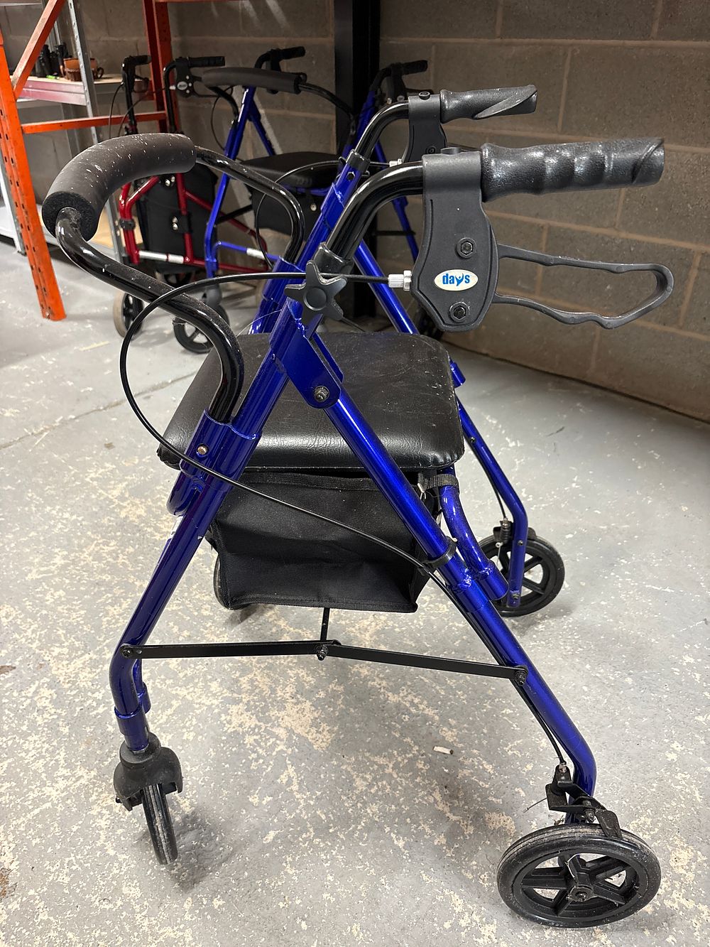 Lot 153: Days 4 wheel Lightweight Walker