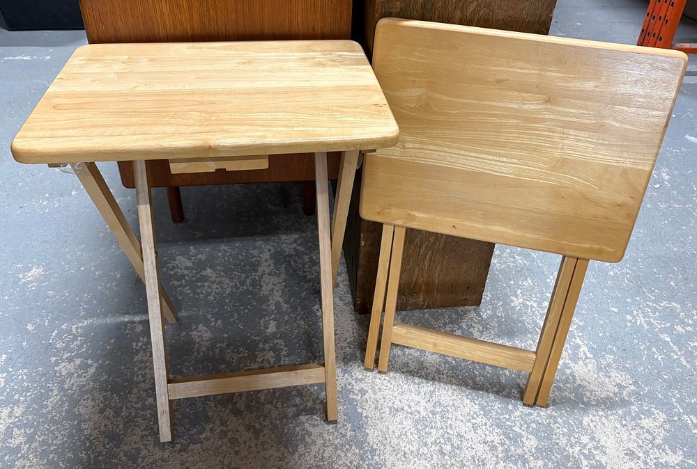 Lot 157: Pair of Folding Tables