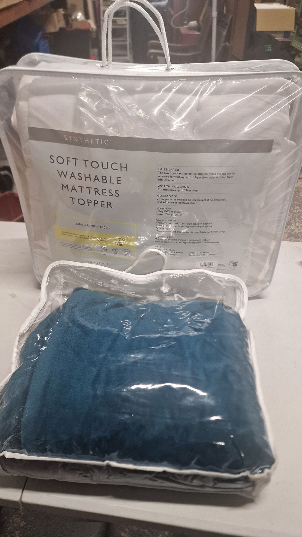 Lot 167: Mattress Topper and Electric Blanket