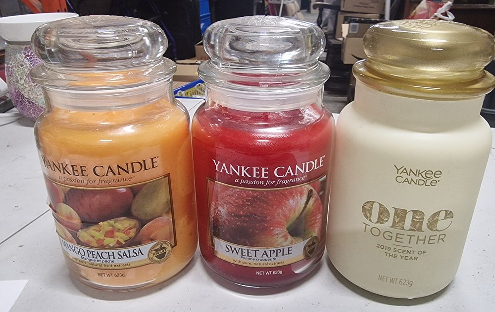 Lot 198: 3 Yankee Candles