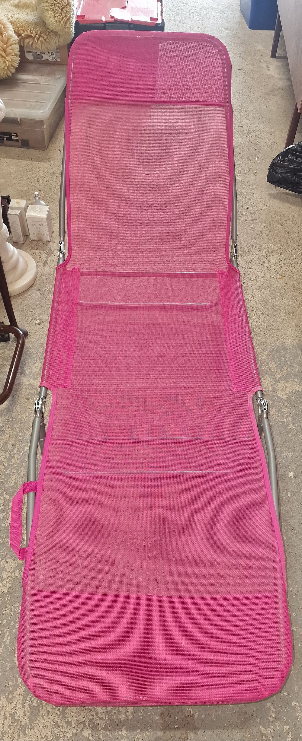 Lot 217: Pink Sun Lounger
