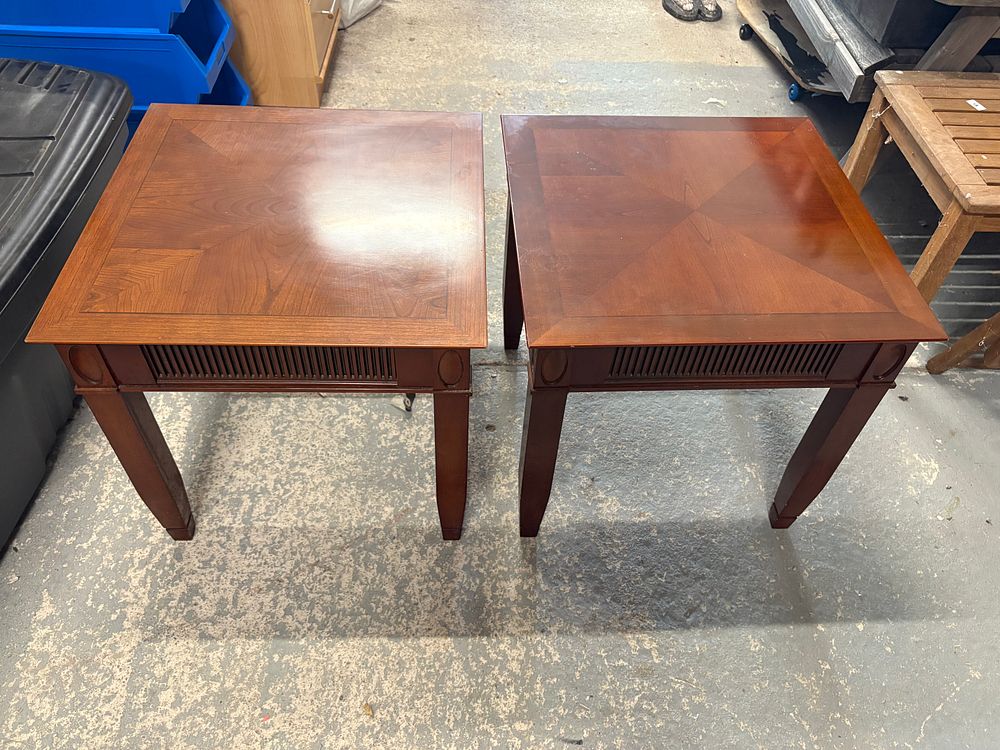 Lot 173: Pair Of Side Tables