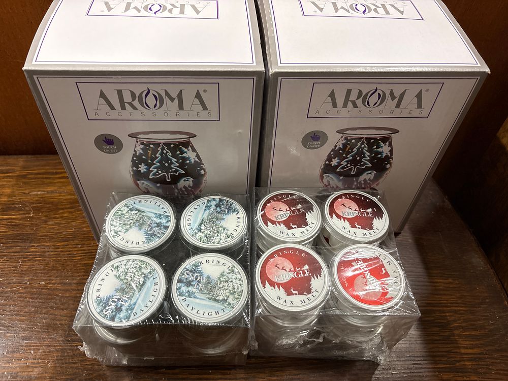 Lot 39: Boxed Wax Melt Burners and Melts