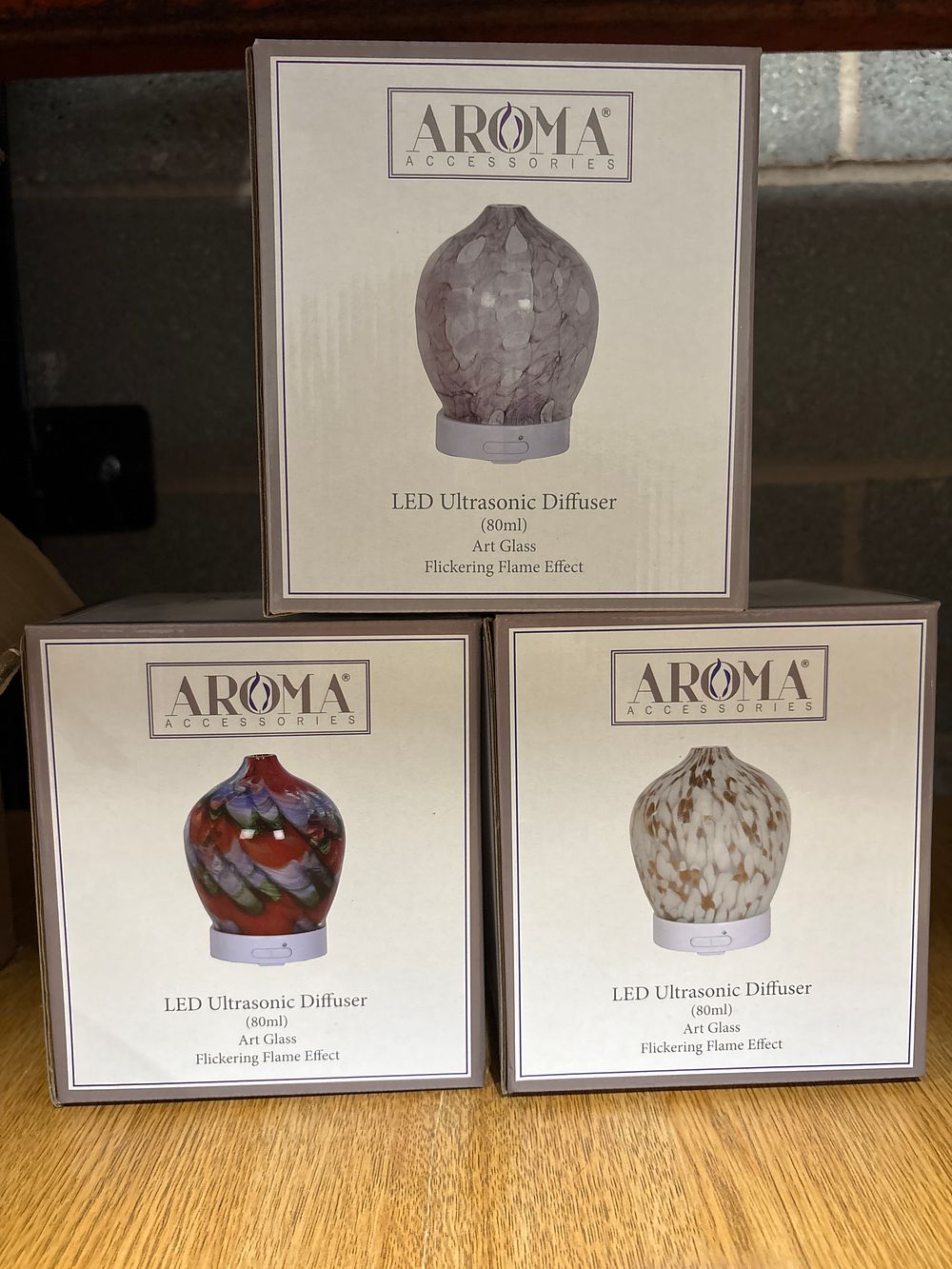 Lot 152: Three Boxed Aroma Accessories Diffusers.