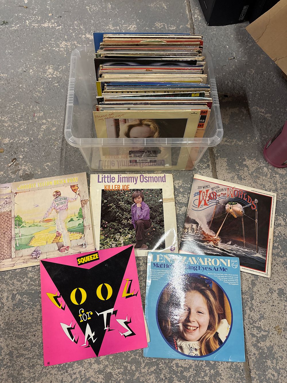 Lot 191: Over 80 LPs Includes War of The Worlds