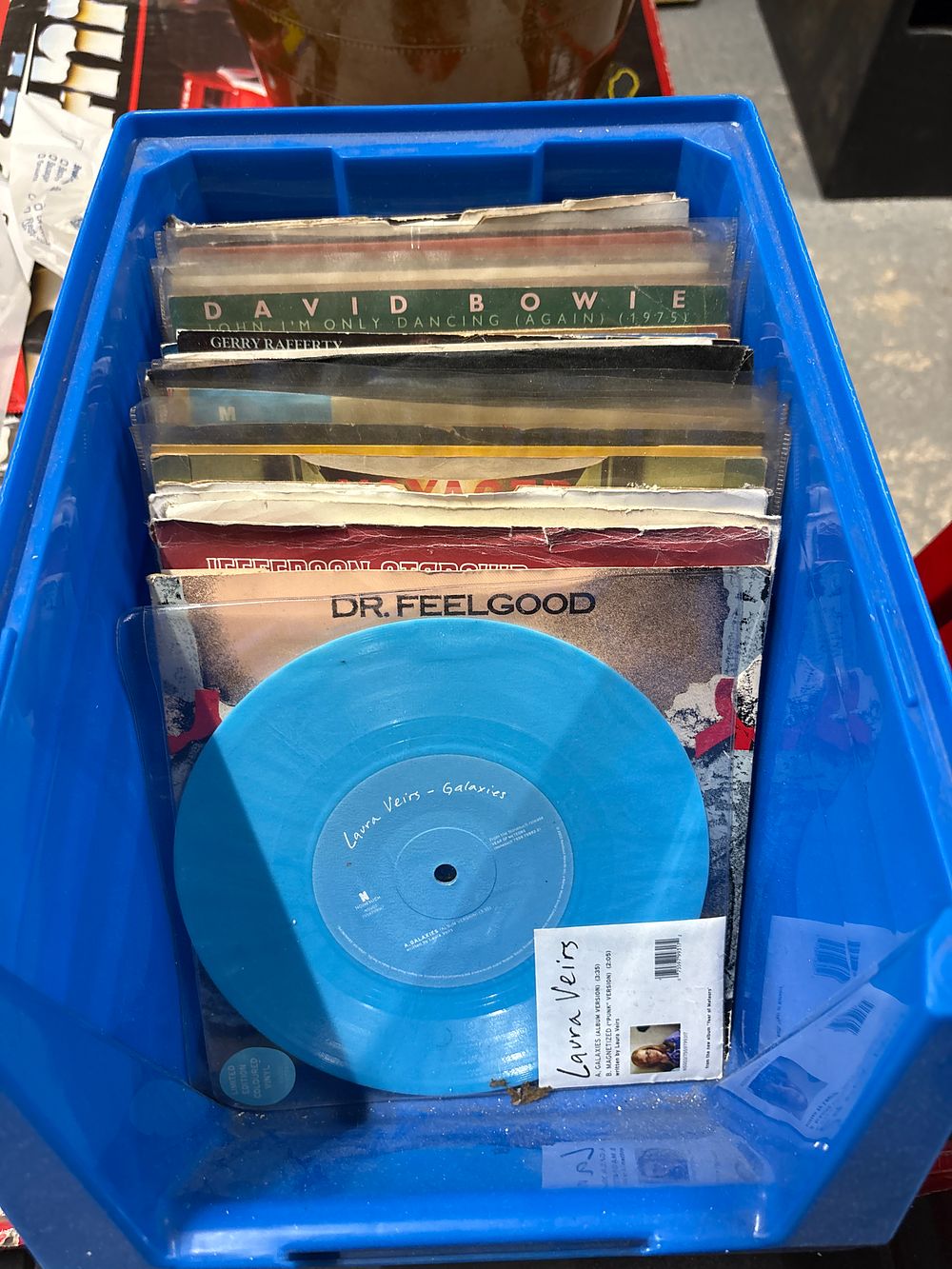 Lot 108a: Over 50 7” Singles includes Coloured