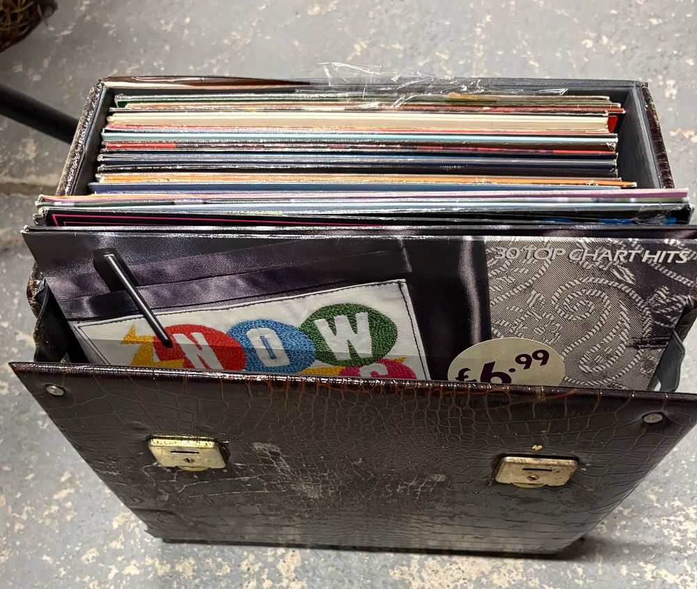 Lot 227: Over 40 Vinyl Records In Case