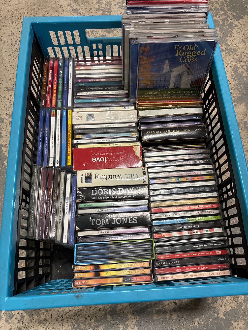 Lot 228: Crate of Music CD’s