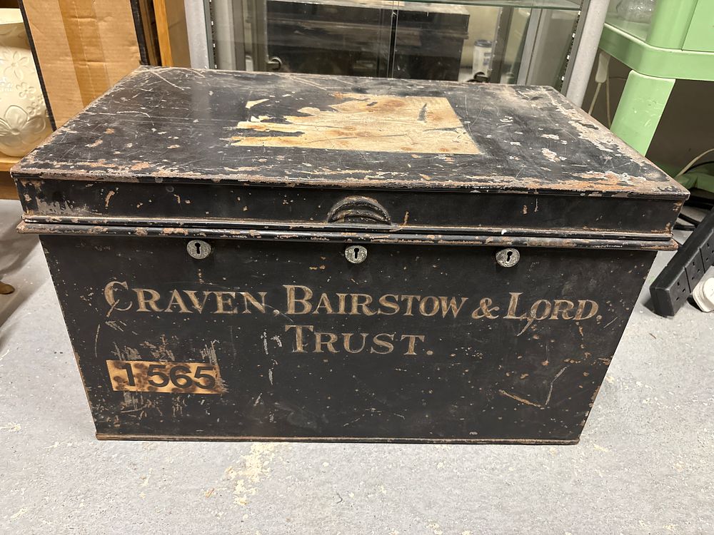 Lot 231: Steel Trunk