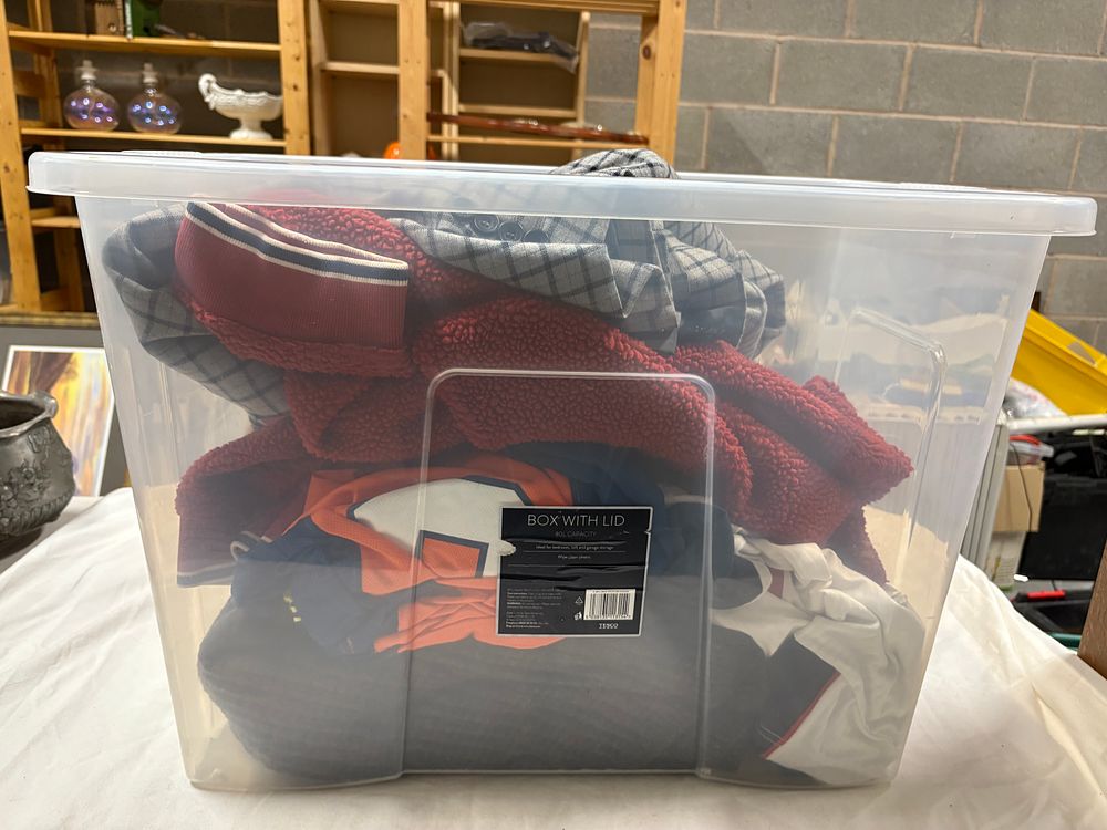 Lot 48: Box of Clothing See Pictures