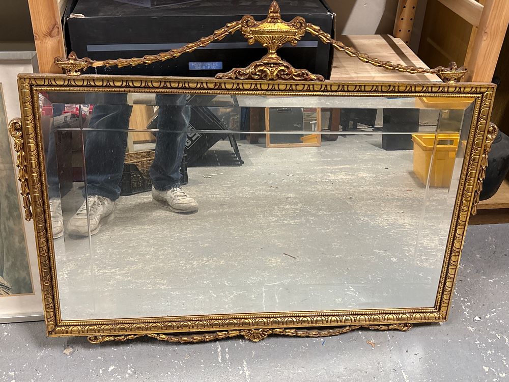 Lot 13: Large decorative mirror