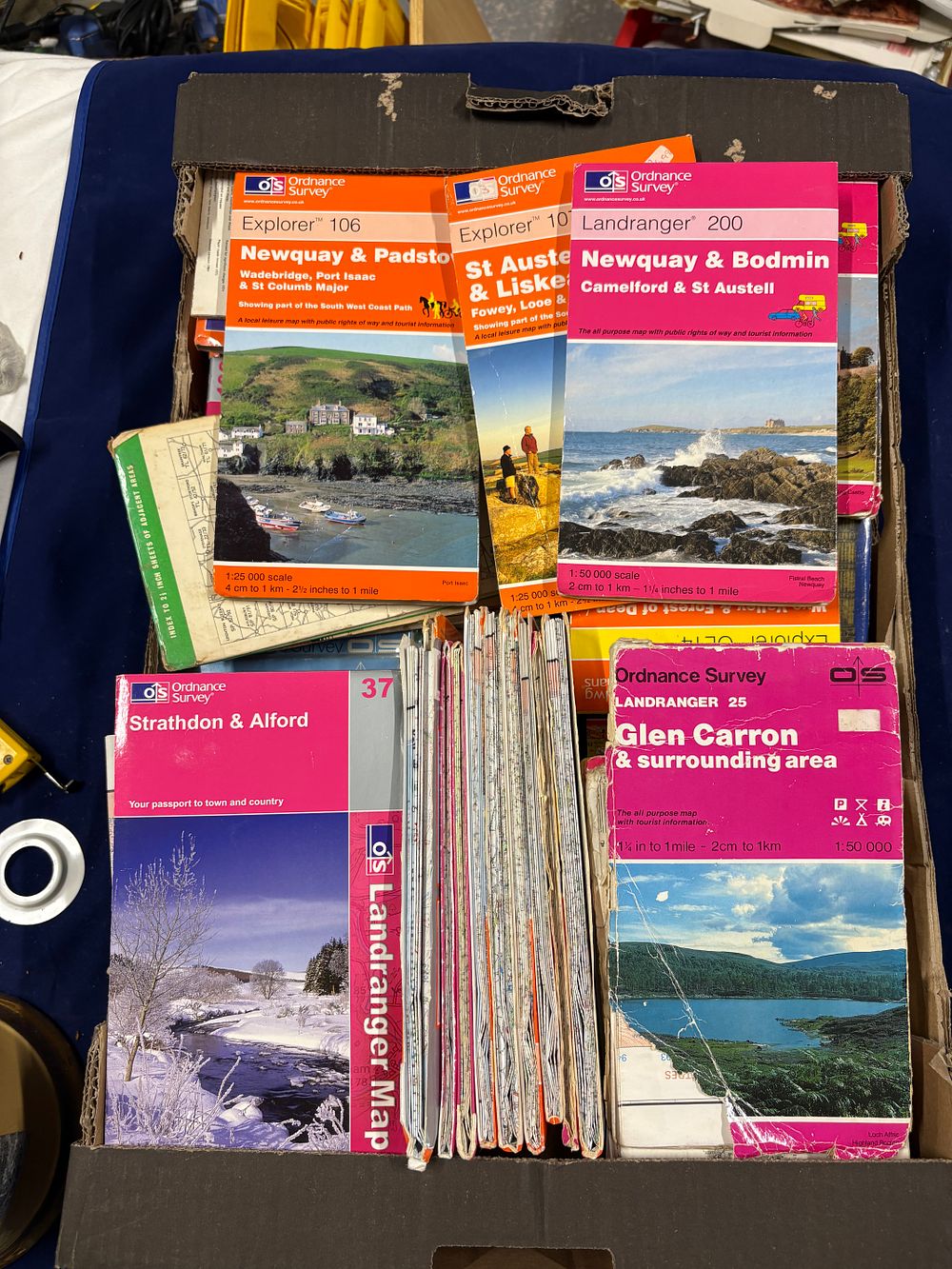 Lot 162: Large Collection of mainly Ordanance Survey Maps