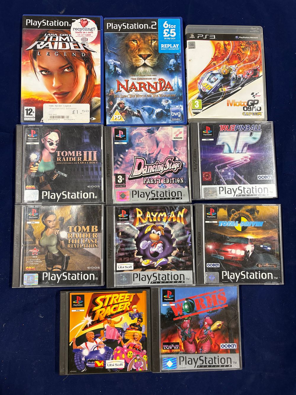 Lot 163: Play Station Games. 11 In total