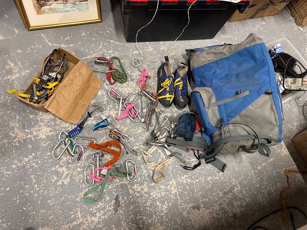 Lot 175: Berghaus Bag Full of Mountaineering Stuff