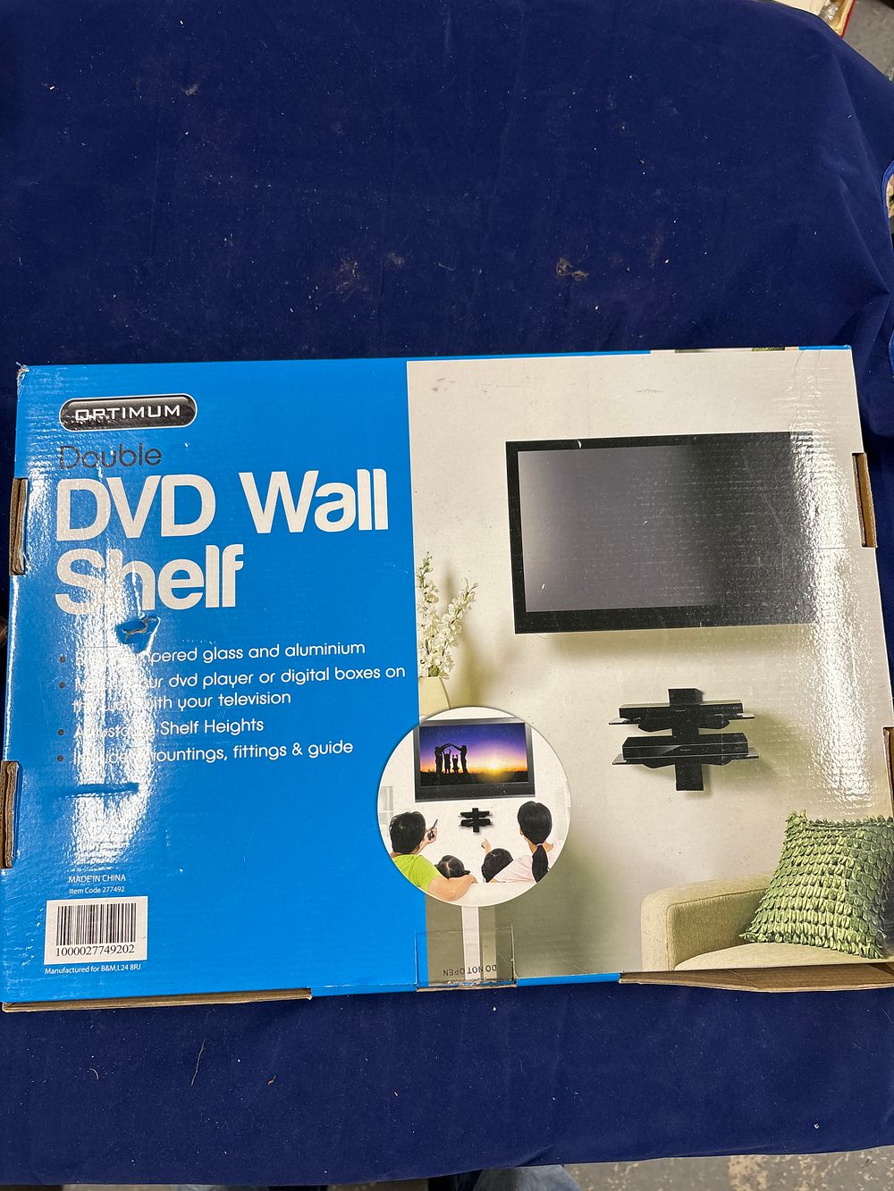 Lot 187: Boxed New Optimum Media Shelving Set