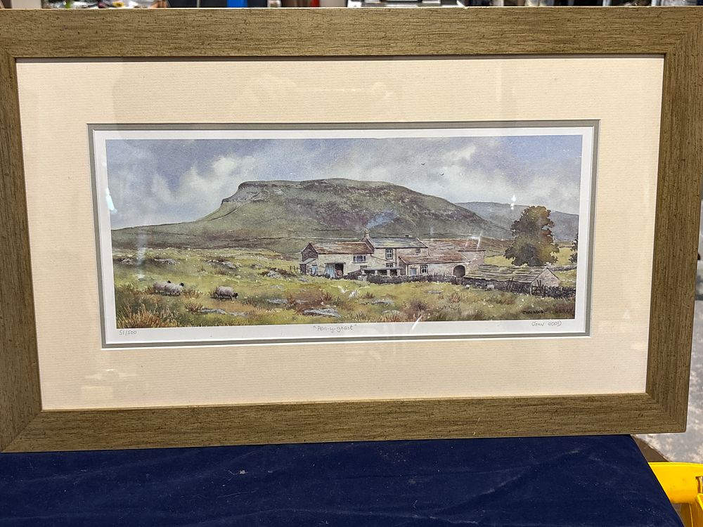 Lot 200: Signed Ltd Edition Print of Pen Y Ghent by John Wood