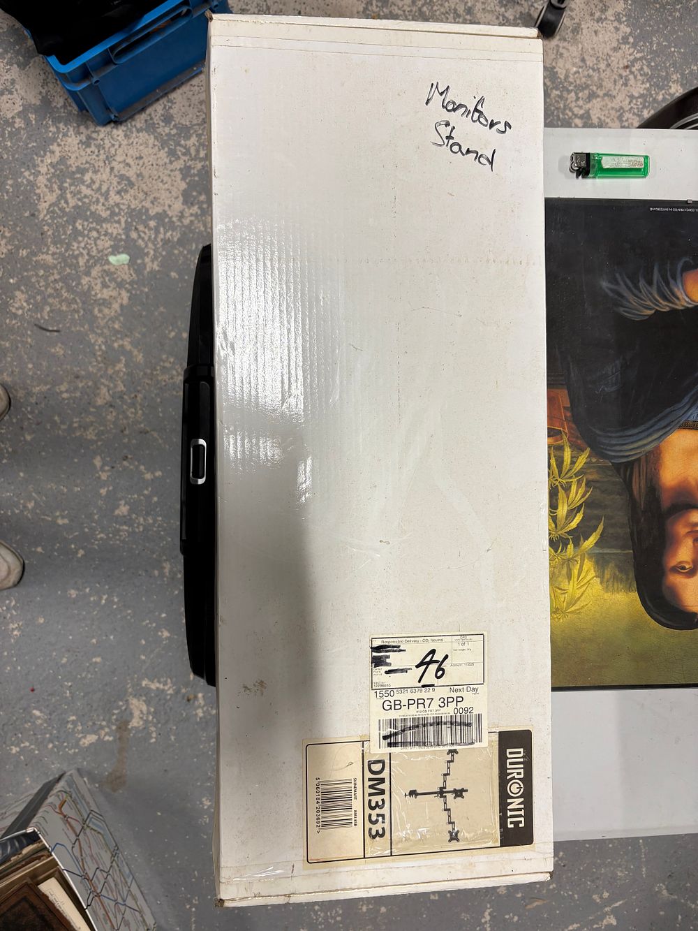 Lot 202: Boxed Ouronic 3 Monitor Stand