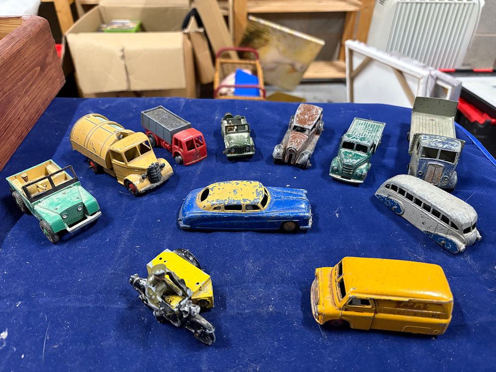 Lot 203: 11 Vintage Diecast vehicles. Dinky
