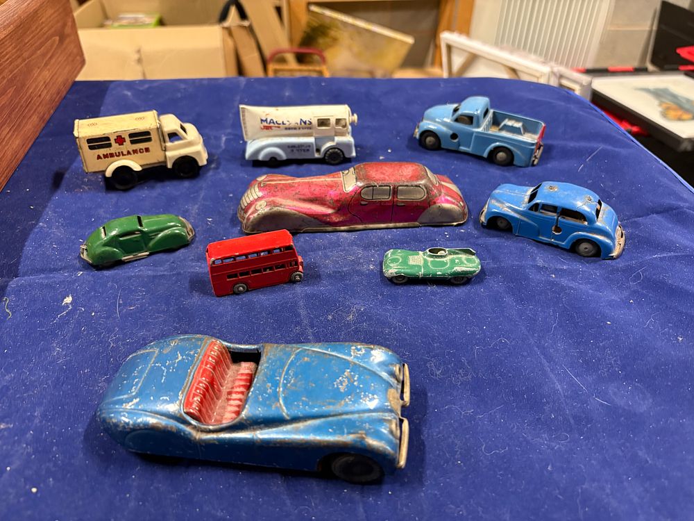 Lot 204: Vintage Vehicles incl Clockwork and Tin plate