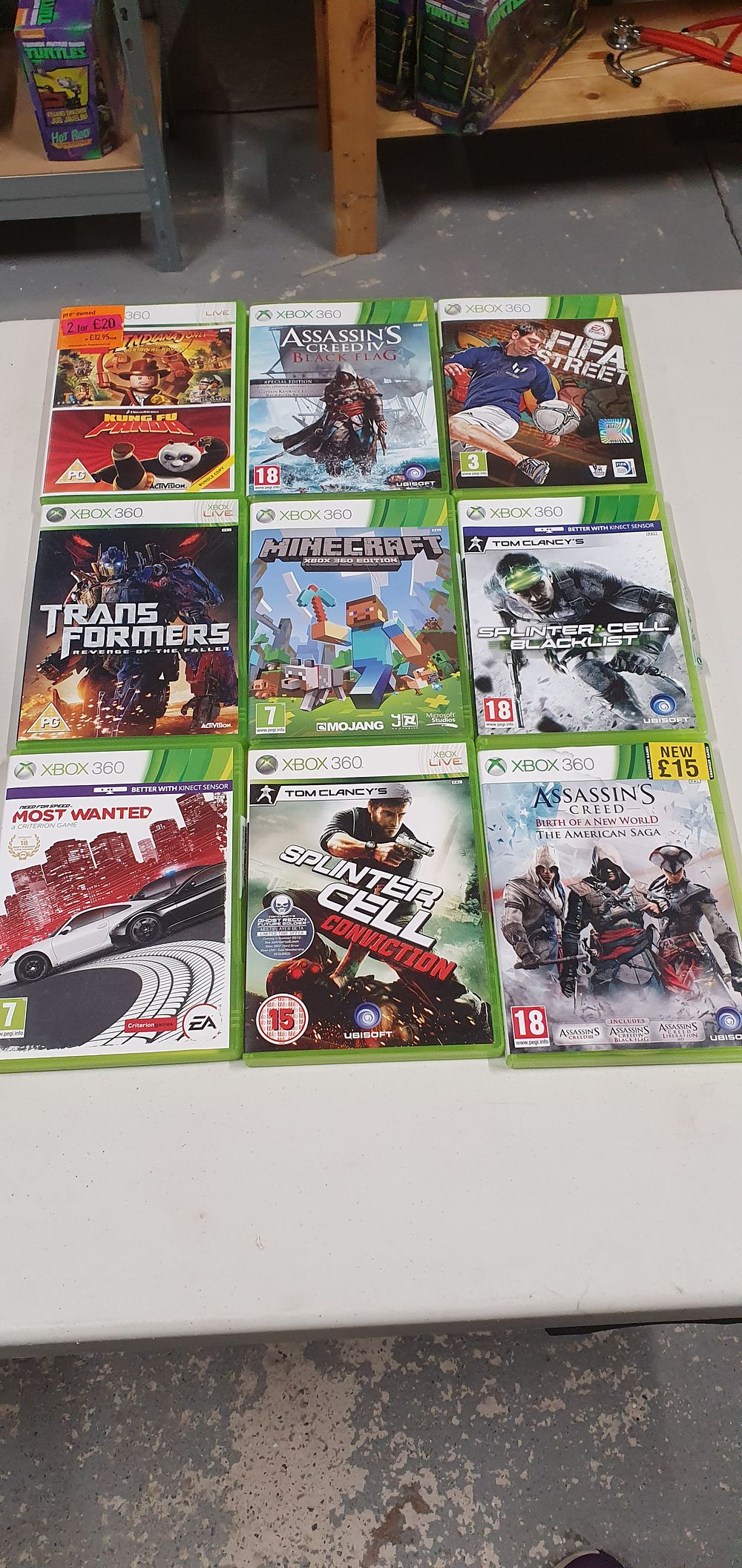 Lot 206: Bundle of xbox 360 games