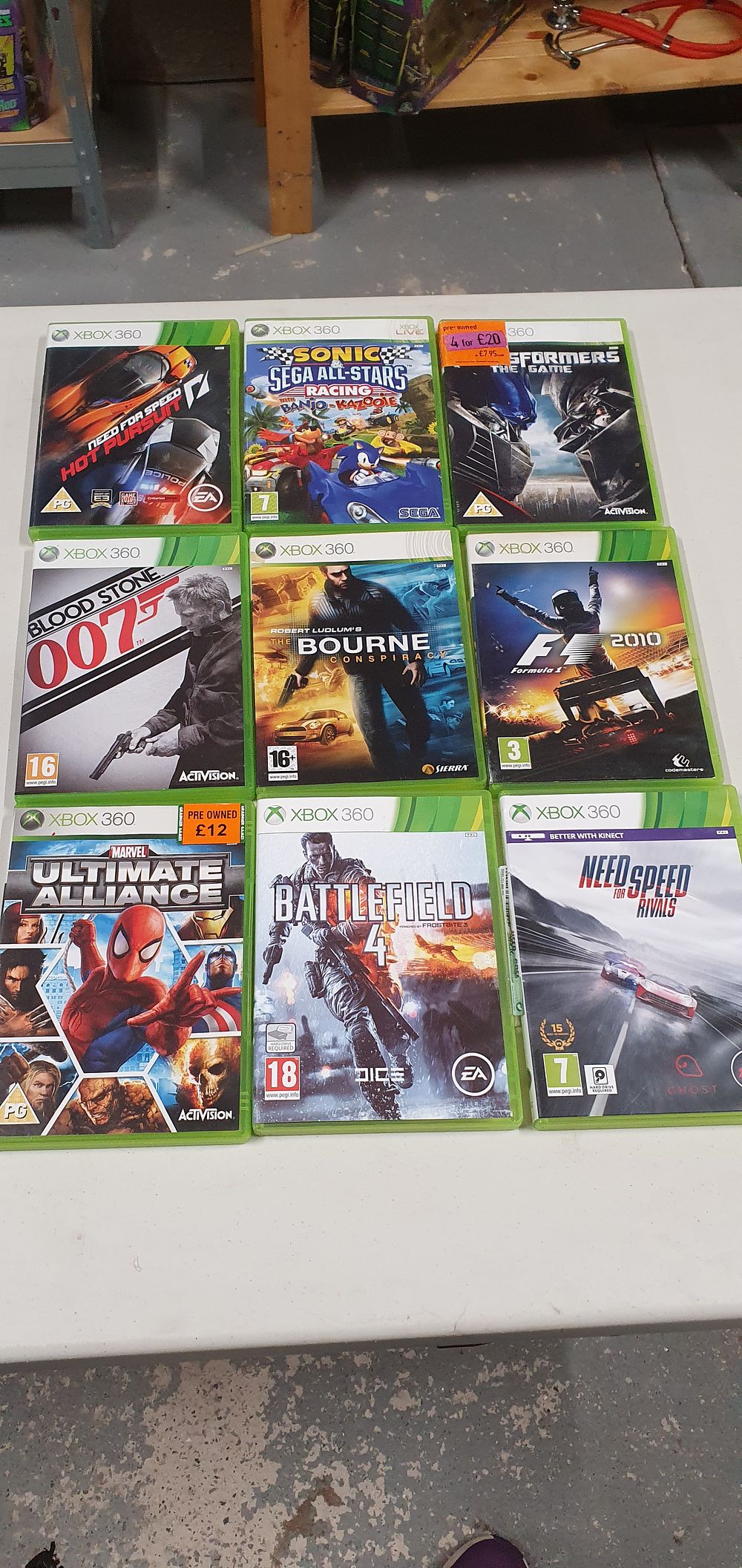 Lot 207: Bundle of xbox 360 games