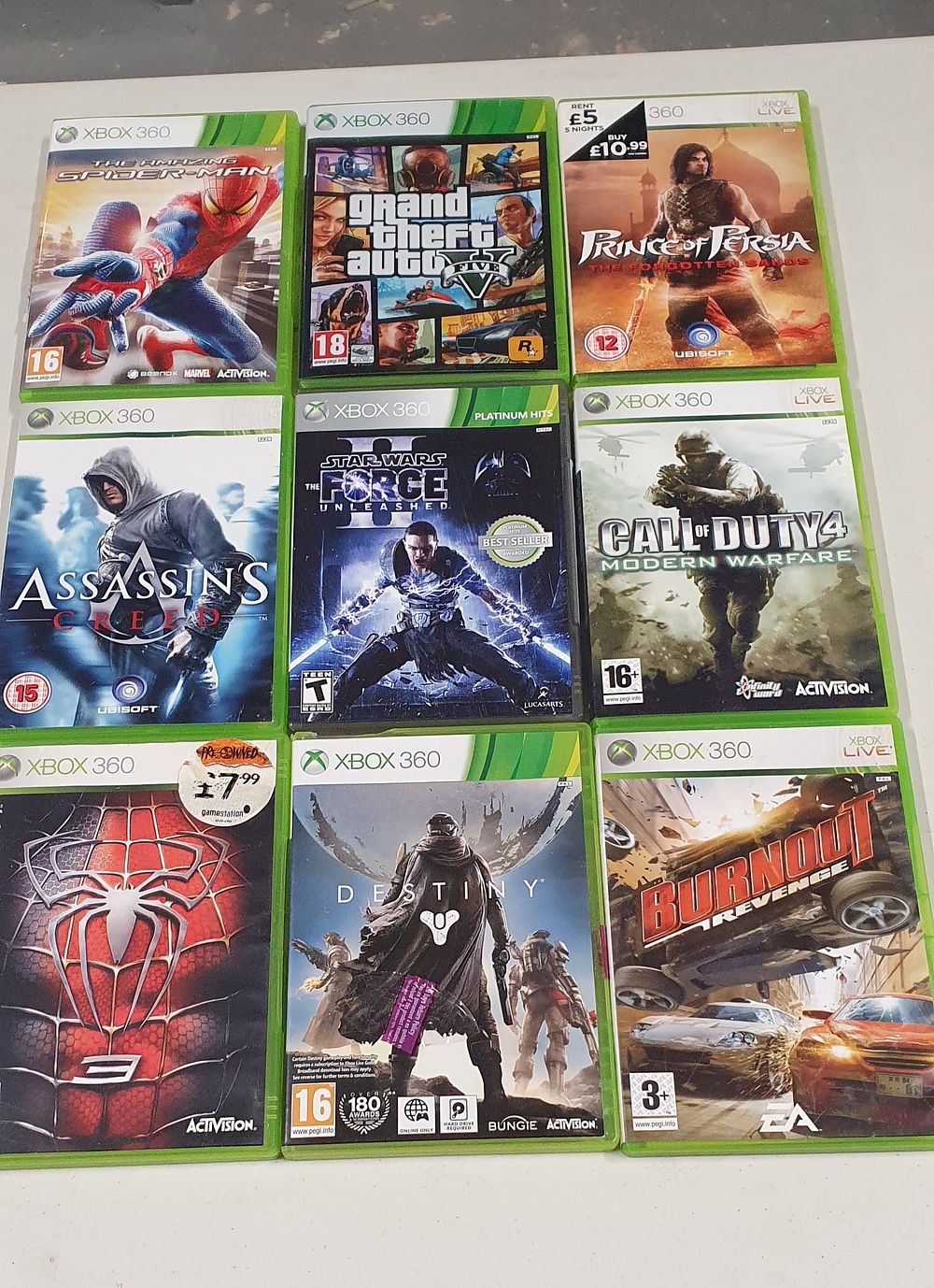 Lot 213: Bundle of xbox 360 games