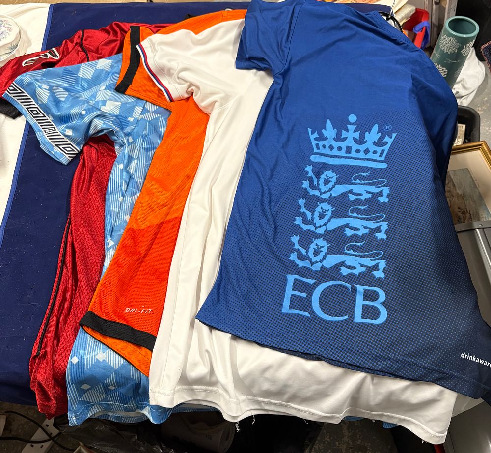 Lot 233: Five Sports Shirts As Pictured