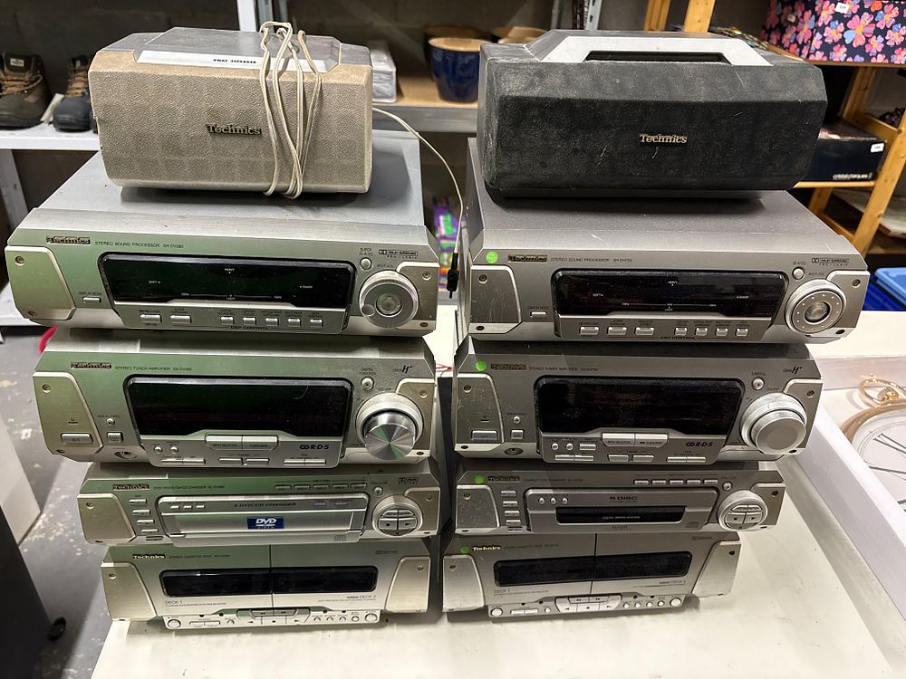 Lot 243: Two Technics Stereo Systems