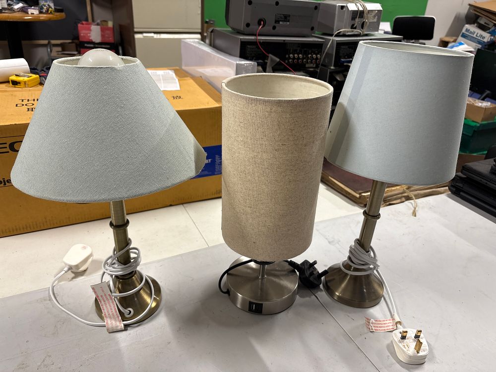 Lot 249: Three Table Lamps
