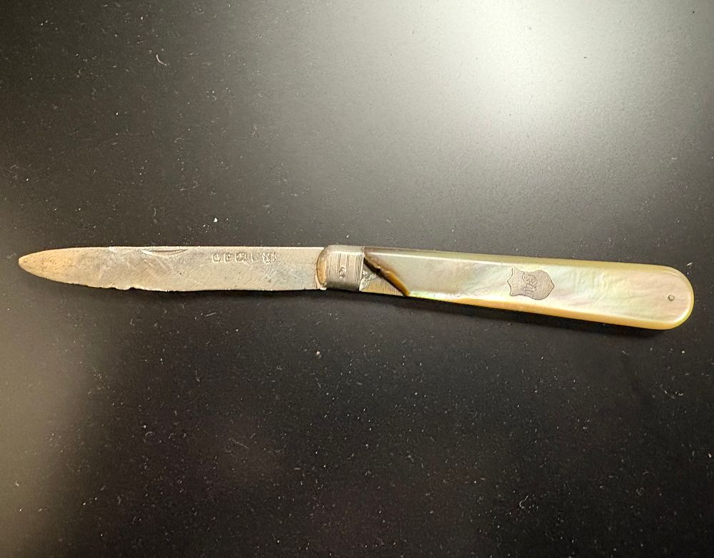 Lot 95a: Hallmarked Silver Pen Knife