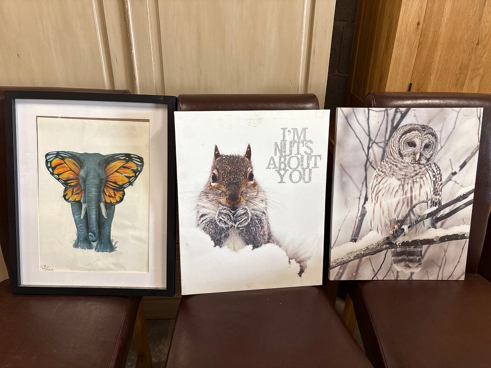 Lot 284: Three Animal Pictures