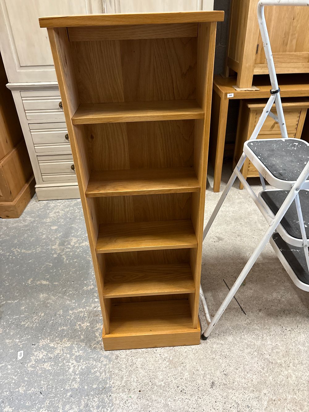 Lot 299: Solid Wood Shelving Unit
