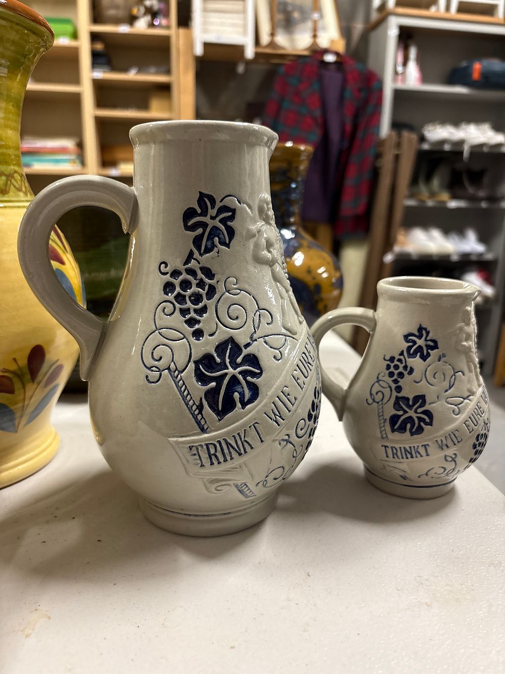 Lot 325: Two German Wicke Werke Stoneware Jugs
