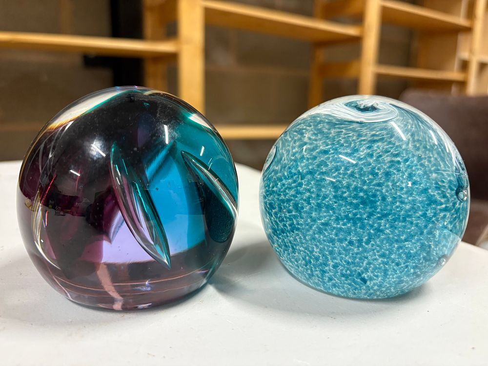 Lot 154: Large Caithness Paper Weight and 1 Other