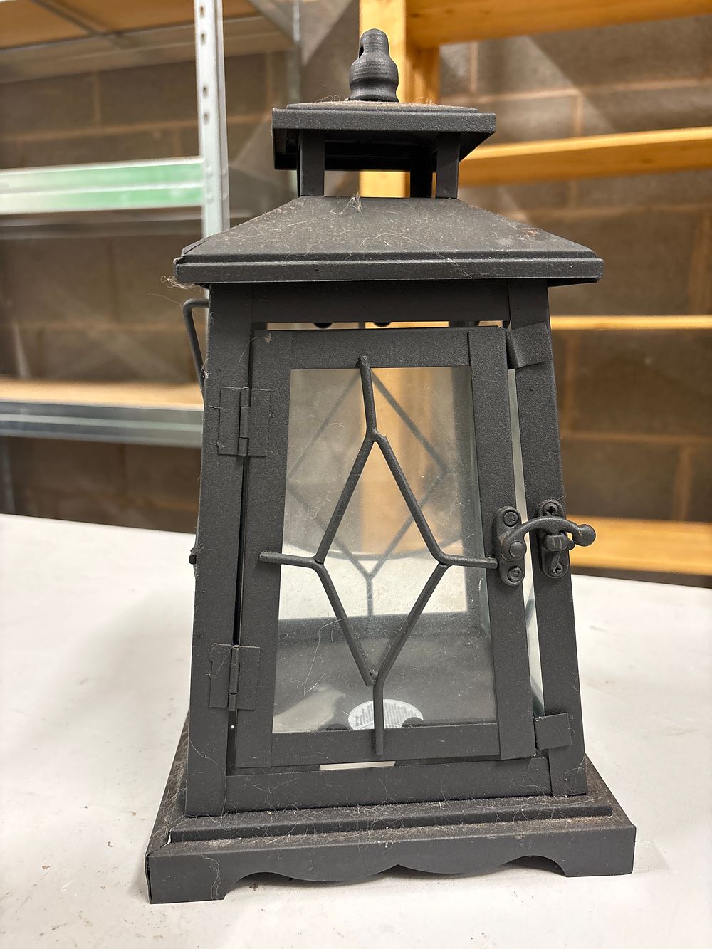 Lot 162: Metal Candle Lantern
