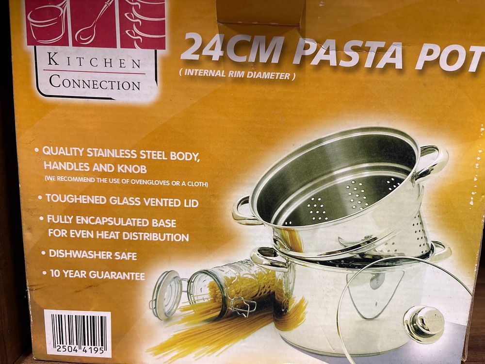 Lot 171: Boxed Unused Pasta Pot