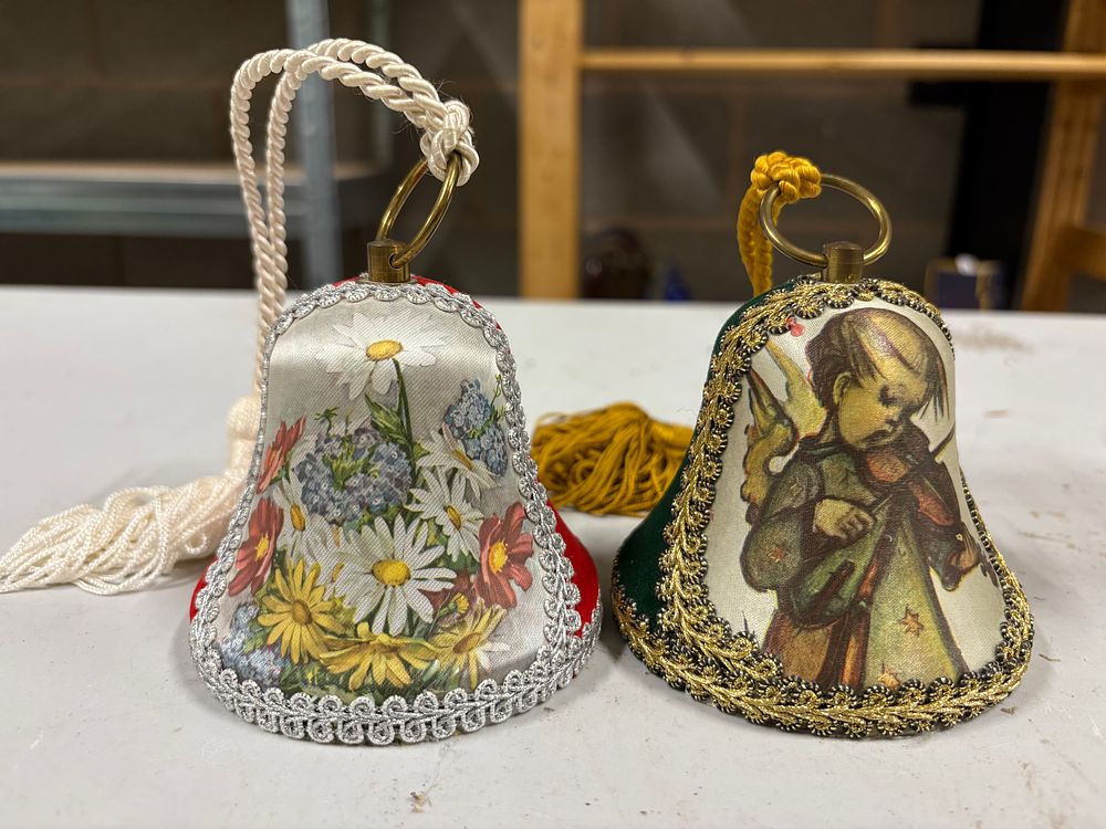Lot 188: Two Vintage Western Germany Musical Christmas Bells
