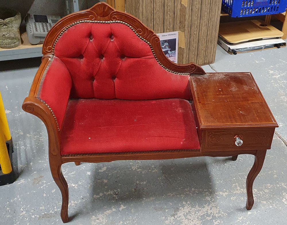 Lot 217: Telephone table / seat