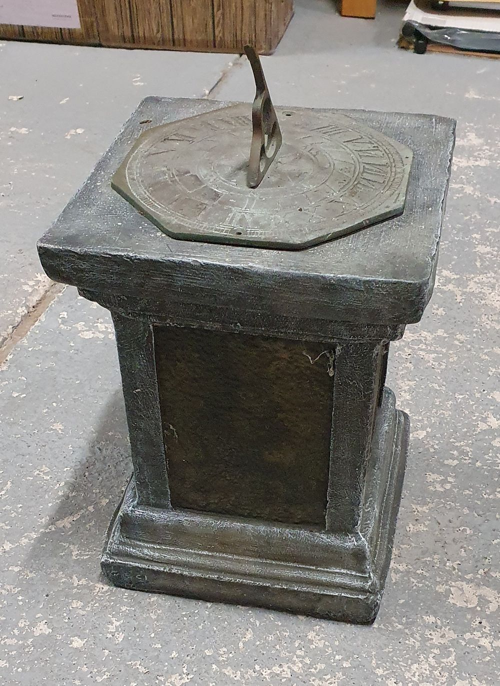 Lot 219: Sundial on pedastal
