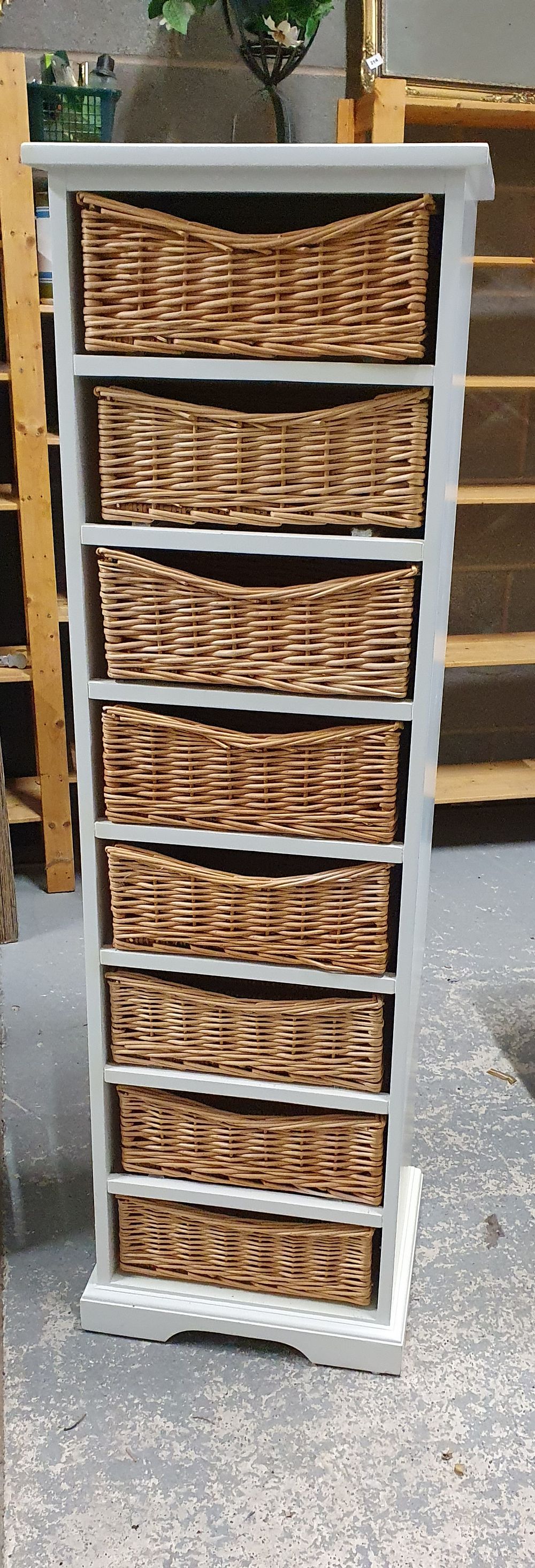 Lot 223: Tall chest of drawers
