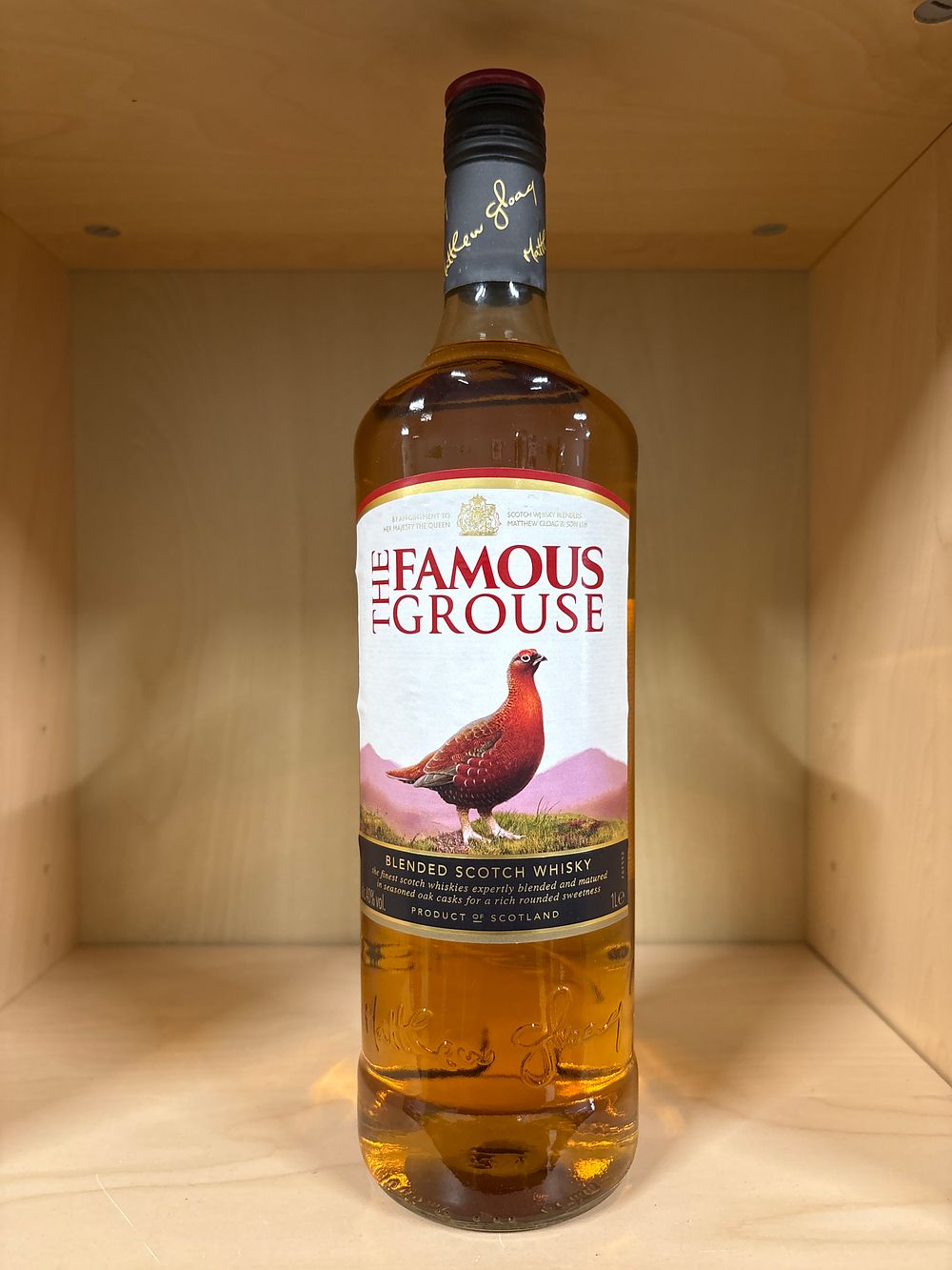 Lot 243: Famous Grouse 1 litre Bottle