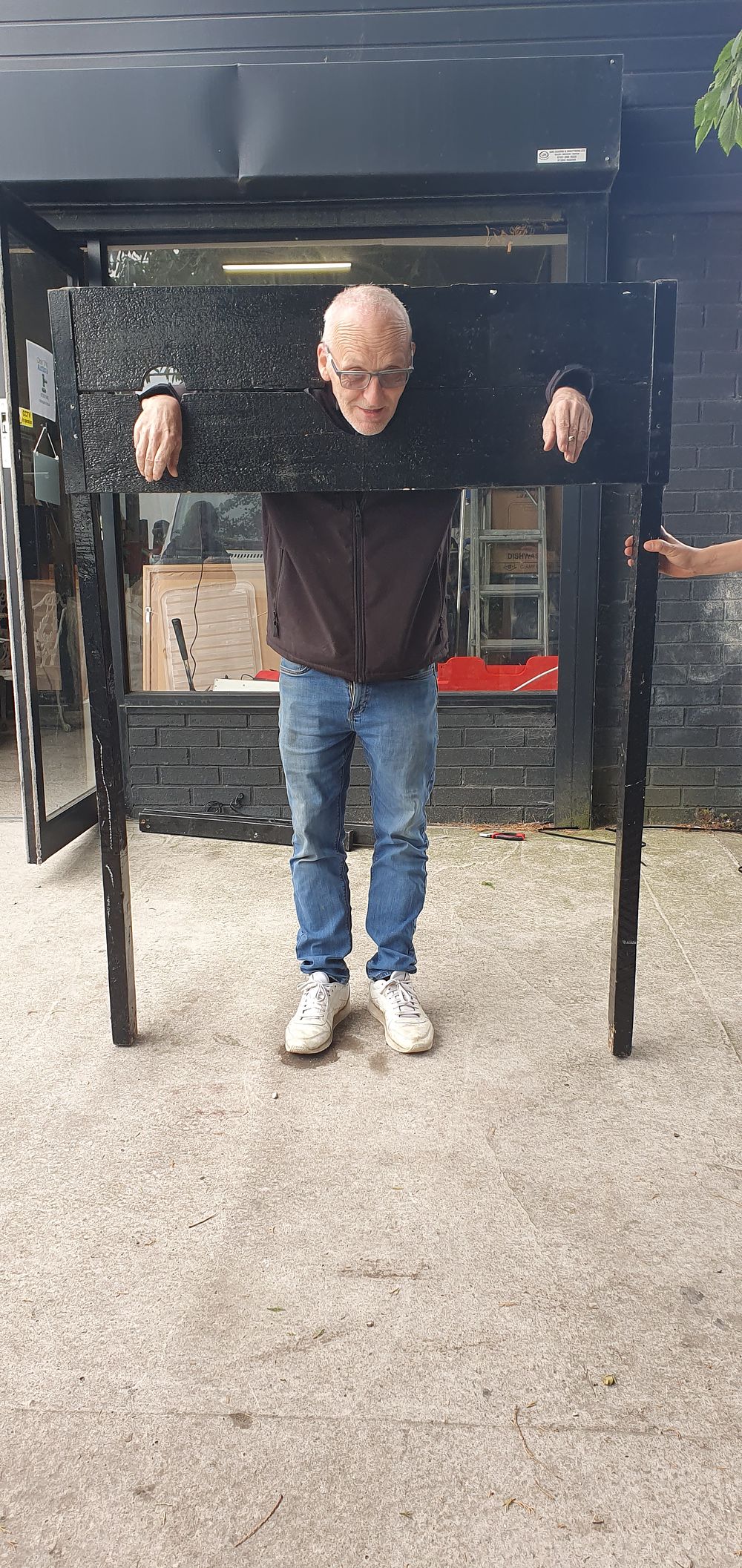 Lot 268: Set of Wooden stocks .