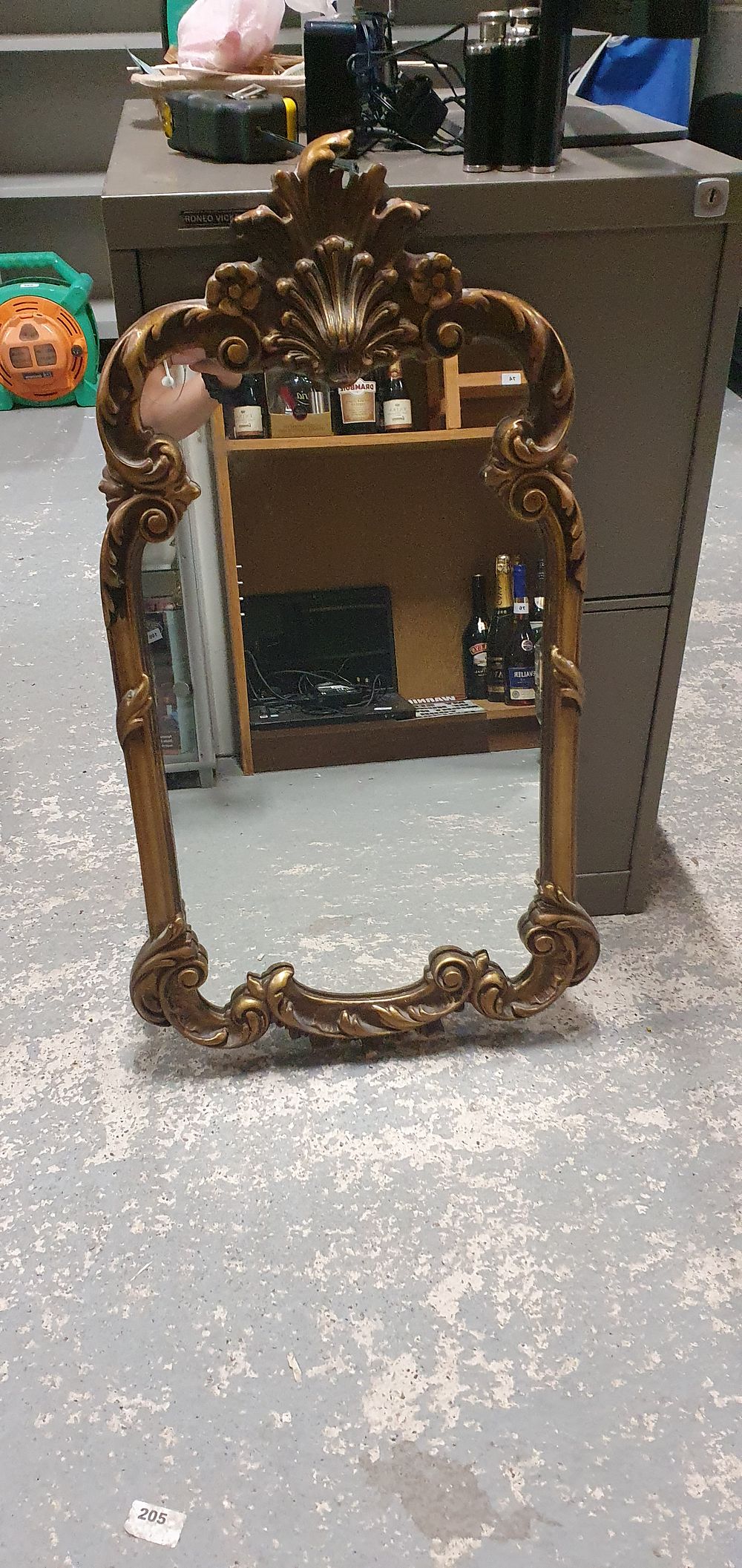 Lot 295: Decorative mirror