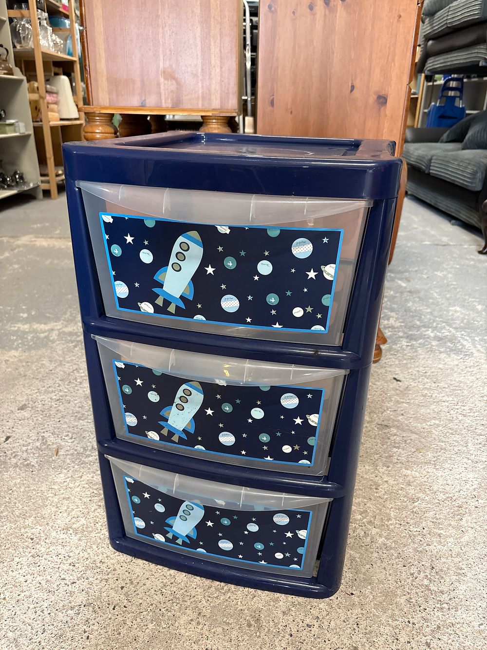 Lot 311: Set of Lightweight Plastic Drawers