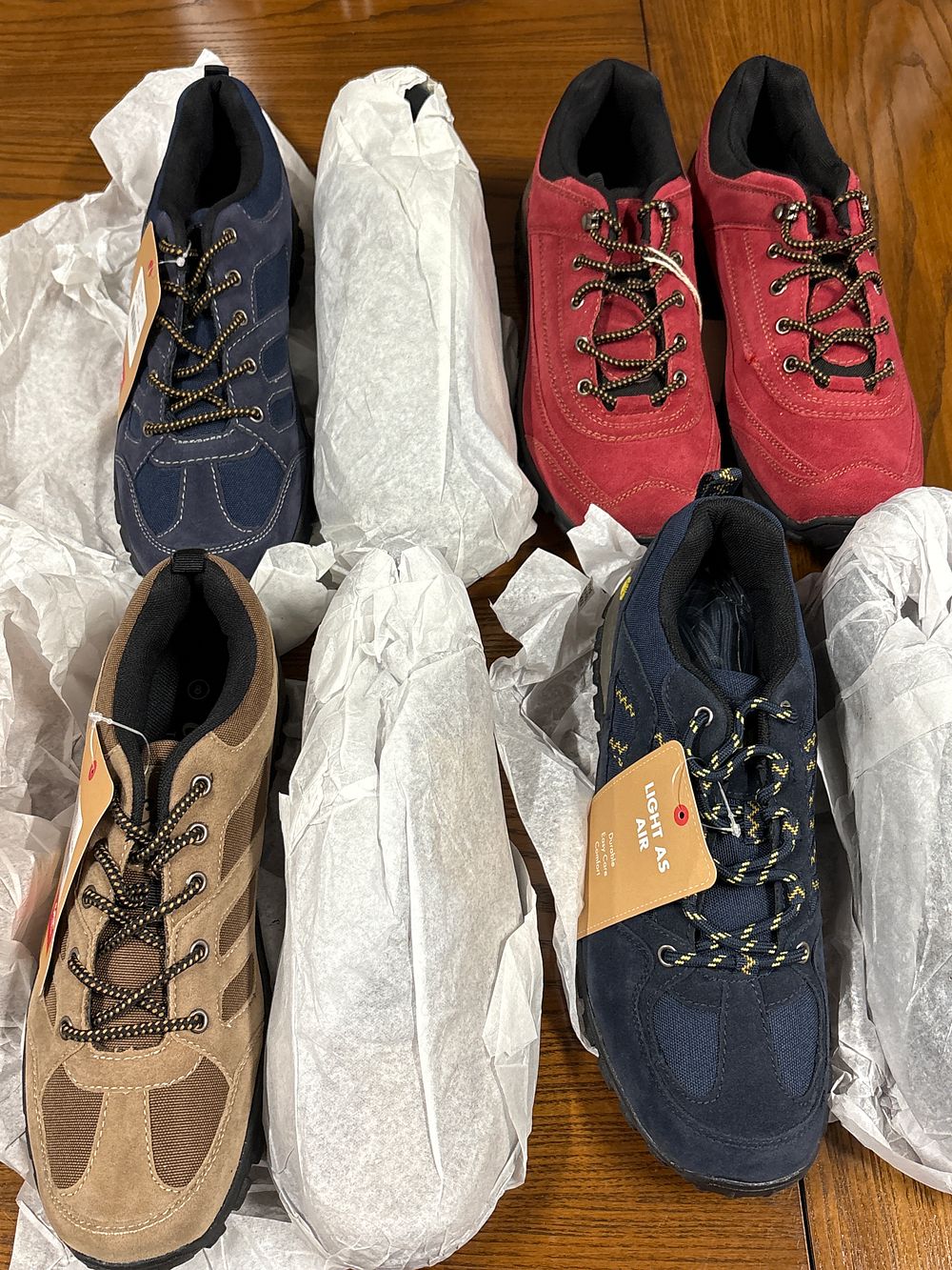 Lot 150: Four Brand New Pairs of Size 8 Cotton Trader Shoes