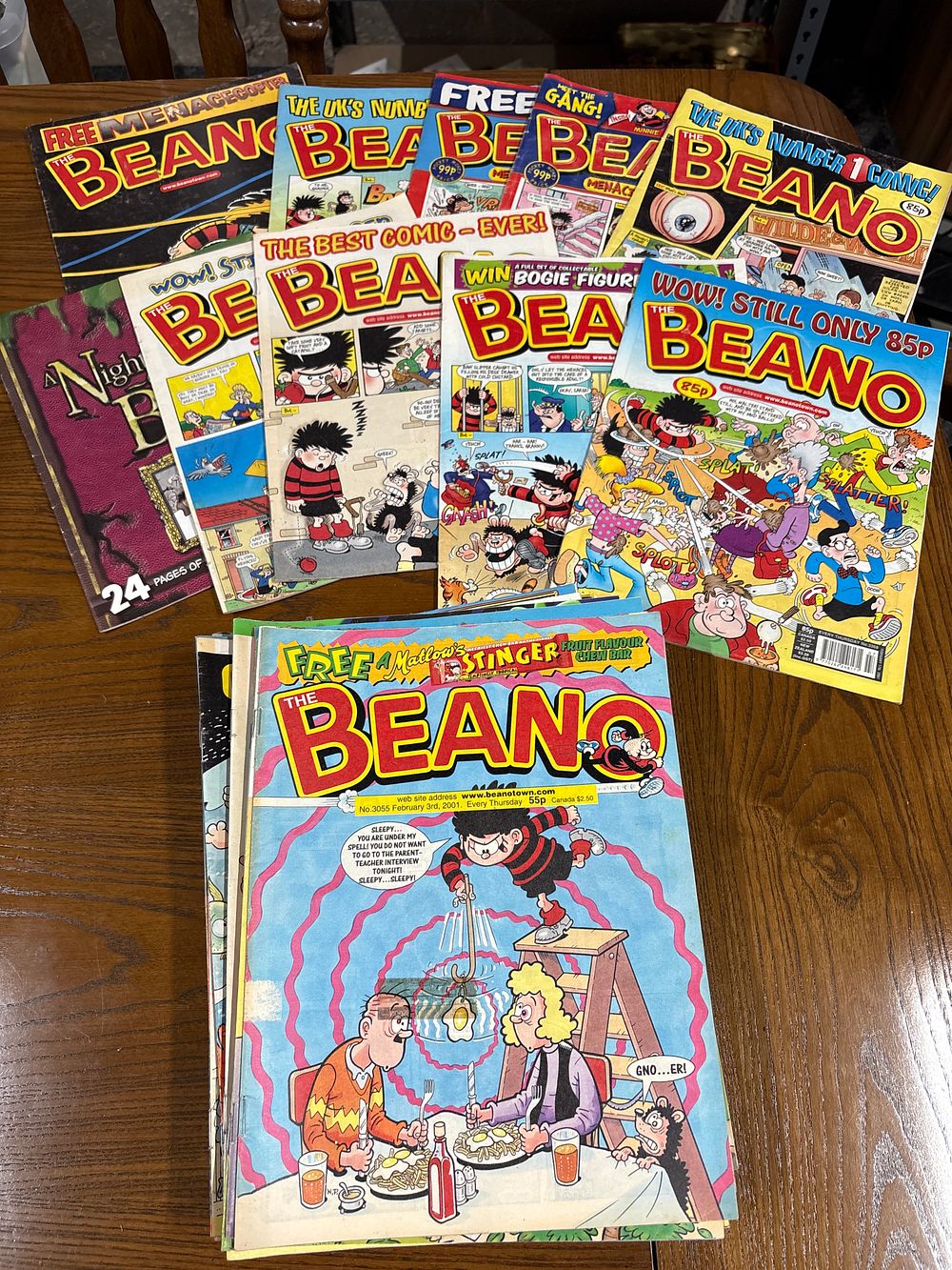 Lot 152: Fifty Beano Comics from the early 2000’s