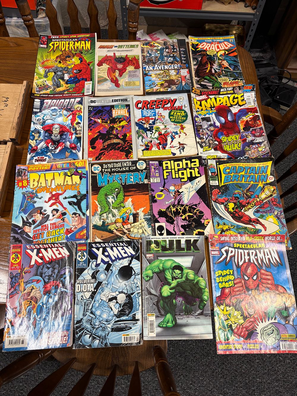 Lot 153: 16 Marvel and DC Comics