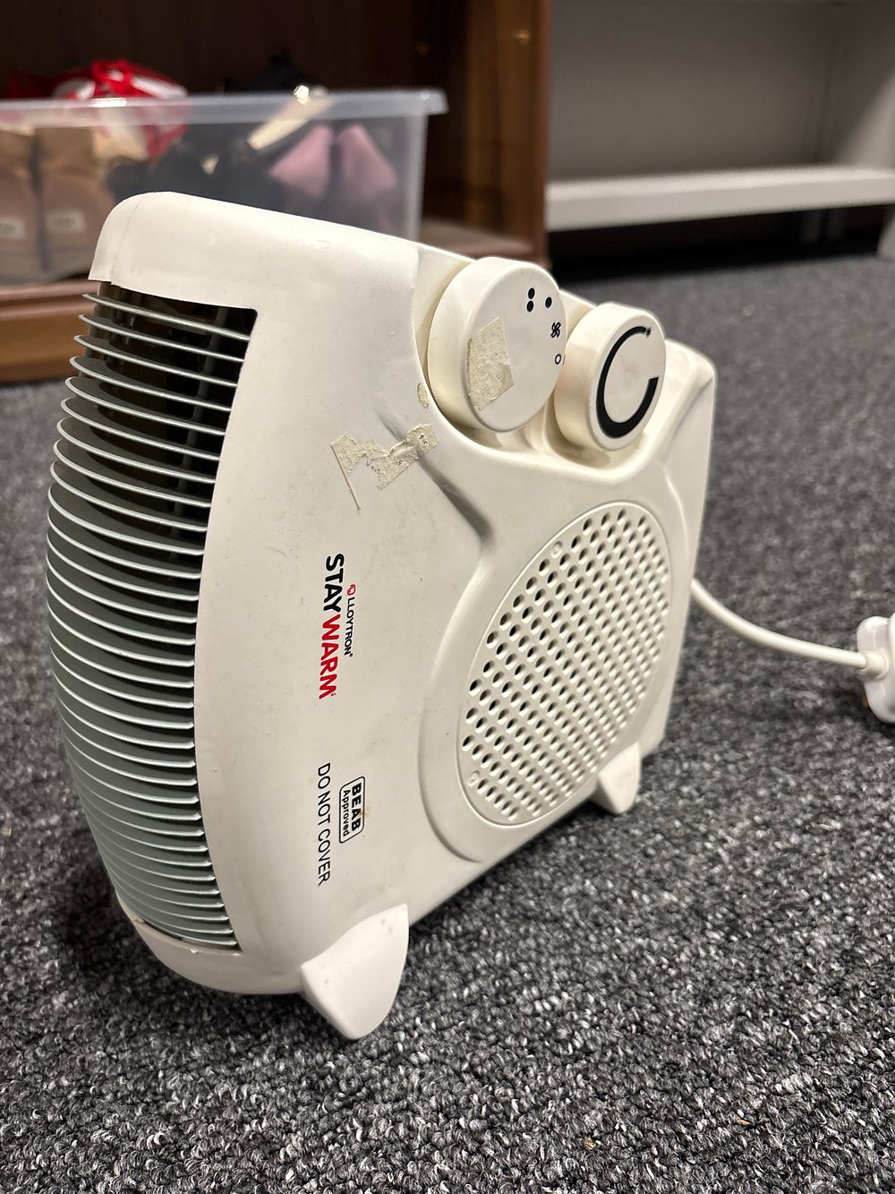 Lot 156: Fan heater